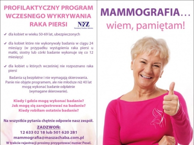 Mammografia... warto o niej pamiętać! - zdjęcie2