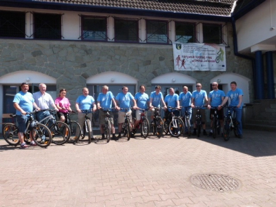 Radni Gminy Jeleśnia promują ścieżki rowerowe w Korbielowie - zdjęcie4