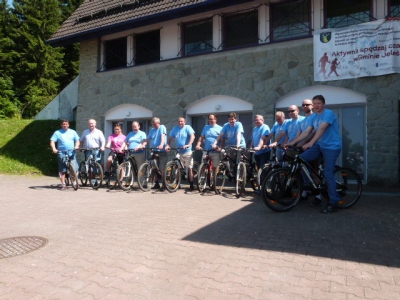 Radni Gminy Jeleśnia promują ścieżki rowerowe w Korbielowie - zdjęcie5