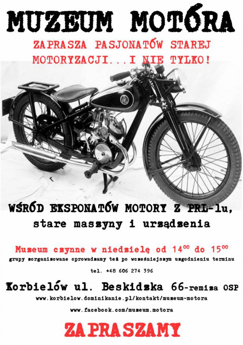 Muzeum Motóra - plakat